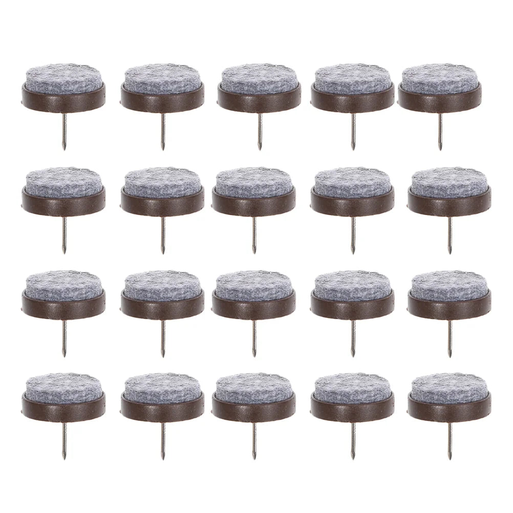 50pcs Anti 20mm Felt Furniture Pads for Hardwood Floors Chair Glides Noise Chair Leg Floor Protectors Absorbing Floor Protectors