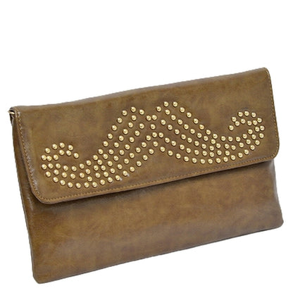 Studded beard clutch