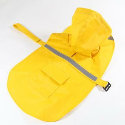 Large Dog Yellow Raincoat