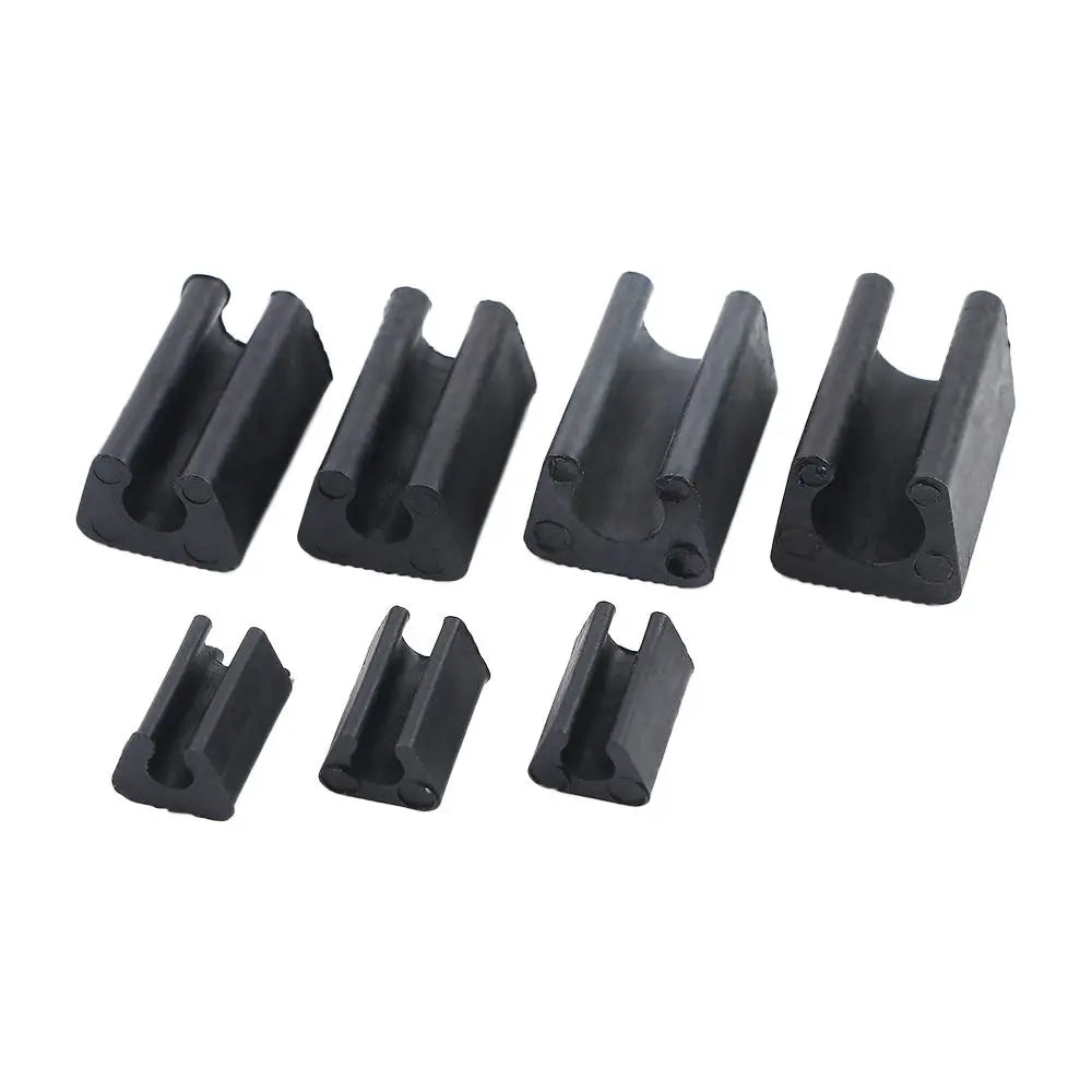 U Shaped Tilt Floor Glides Floor Protector Anti-Front Tubing Caps Tube Rear Pad Stool Pipe Clamp Damper Chair Leg Pad